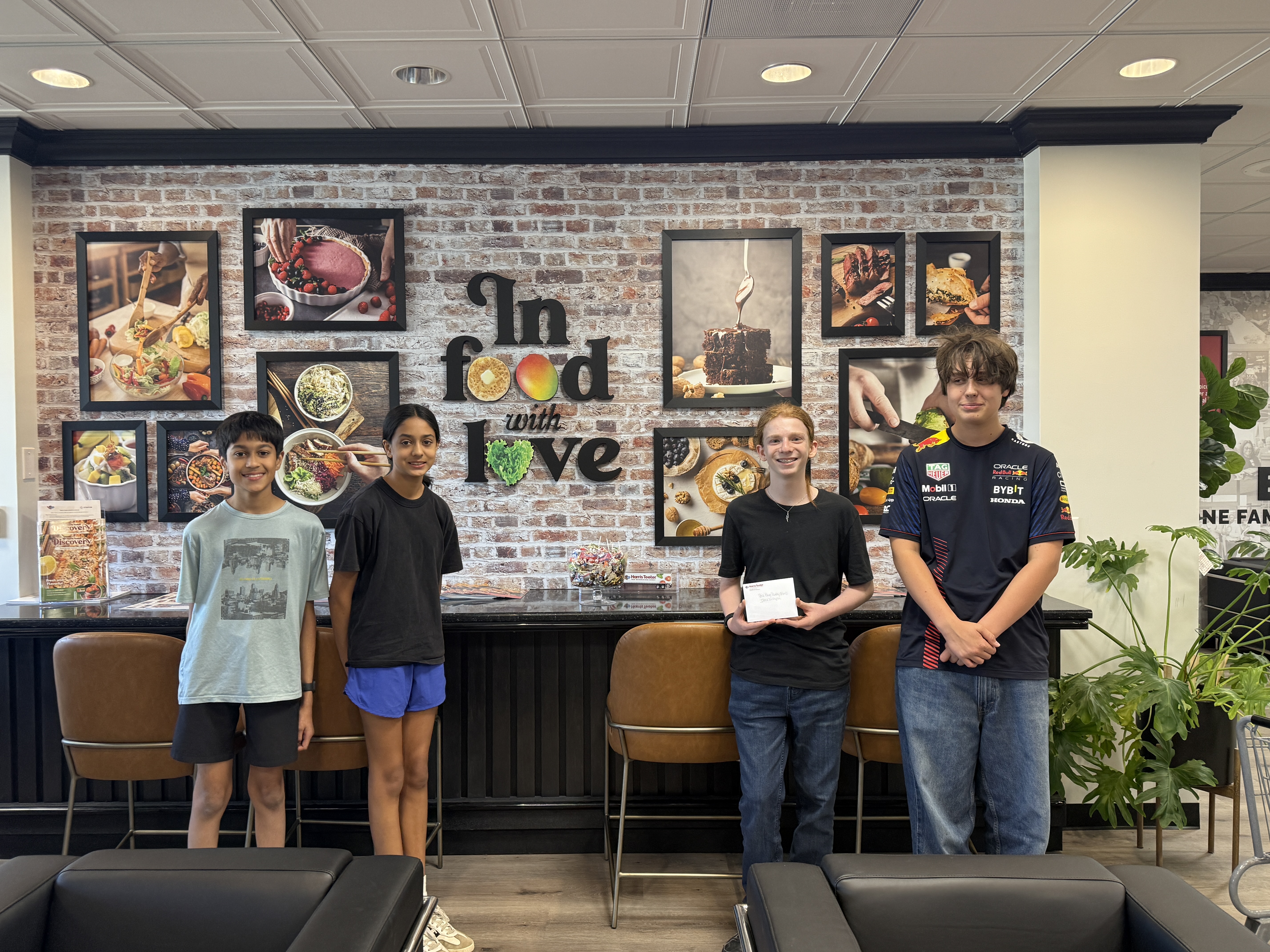 One Bag Pantry Meals team inside Harris Teeter store